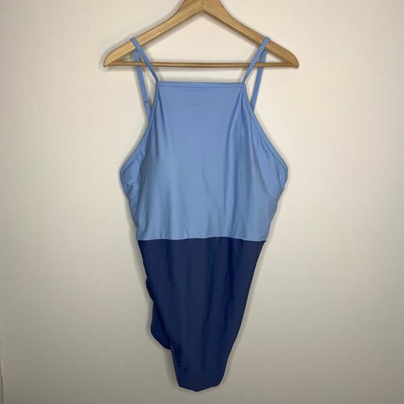 Summersalt The Wave Sky Blue Mountain One Piece Swim Womens 16 - Picture 13 of 15